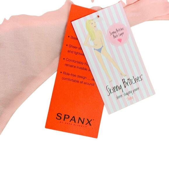 2 NWT SPANX Skinny Britches Panties - Everyday Thong & Hipster in Gloss -Size XL - Picture 5 of 15